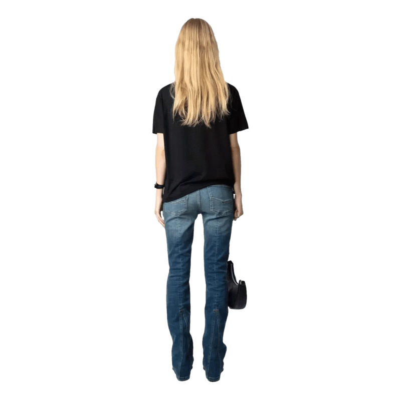 ZADIG & VOLTAIRE M T-SHIRT Zadig & Voltaire Tommer Fallen Angel T-Shirt Zwart Combi - Match Laren