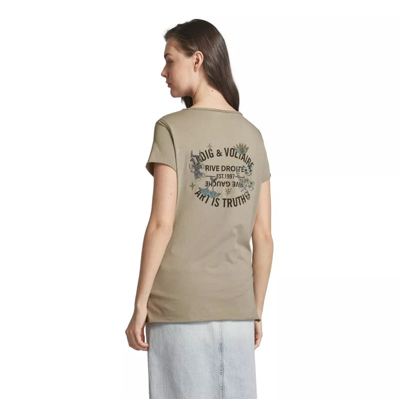 ZADIG & VOLTAIRE M T-SHIRT Zadig & Voltaire Tunisien T-Shirt Grijs - Match Laren