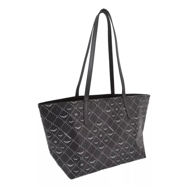 ZADIG & VOLTAIRE M TAS ONE / ZWART COMBI Zadig & Voltaire Monogram Shopper - Match Laren