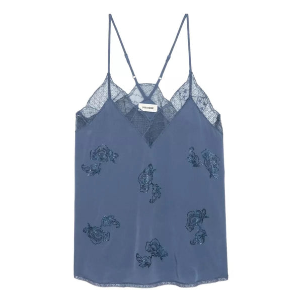 ZADIG & VOLTAIRE Zadig & Voltaire Christy Top Lavendelblauw - Match Laren