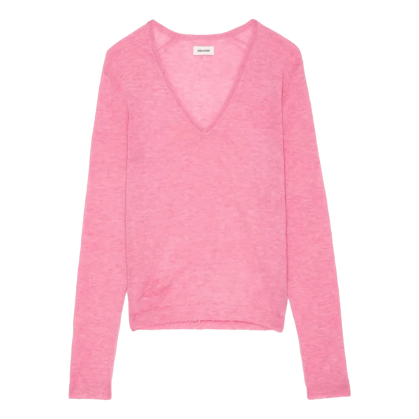 ZADIG & VOLTAIRE M TRUI S / ROSE Zadig & Voltaire Rivy Kasjmier Trui Rose - Match Laren