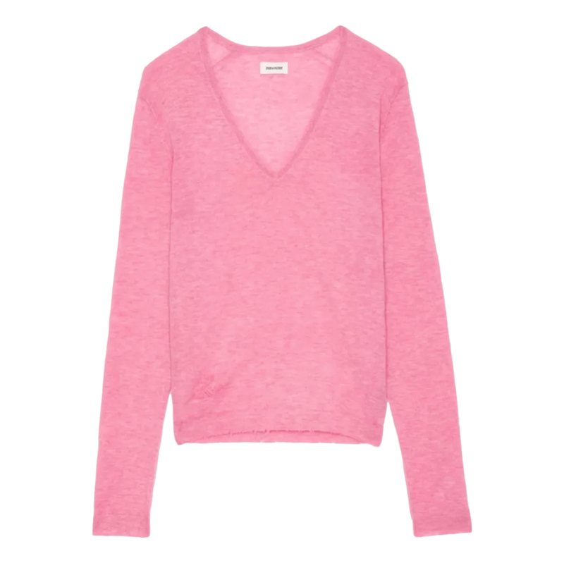 ZADIG & VOLTAIRE M TRUI S / ROSE Zadig & Voltaire Rivy Kasjmier Trui Rose - Match Laren