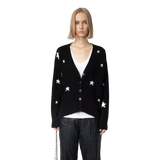 ZADIG & VOLTAIRE M VEST Zadig & Voltaire Mirka Vest Zwart Met Sterren - Match Laren