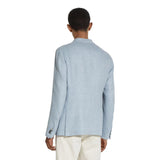 ZEGNA M BLAZER Zegna Blazer Crossover Lichtblauw - Match Laren