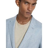 ZEGNA M BLAZER Zegna Blazer Crossover Lichtblauw - Match Laren